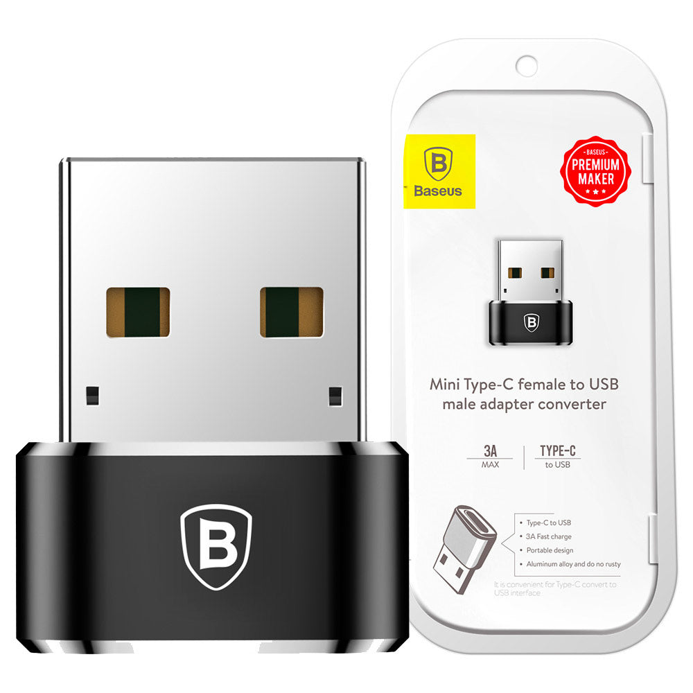 Adapter Baseus Mini przejściówka z USB-C na USB-A