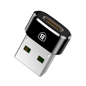 Adapter Baseus Mini przejściówka z USB-C na USB-A