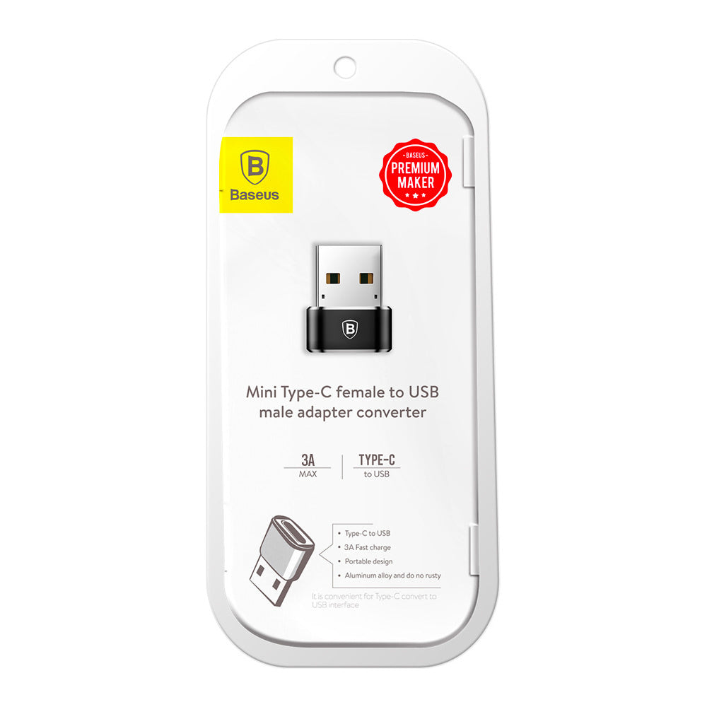 Adapter Baseus Mini przejściówka z USB-C na USB-A