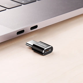 Adapter Baseus Mini przejściówka z micro USB na USB-C