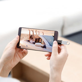 Adapter Baseus Mini przejściówka z micro USB na USB-C