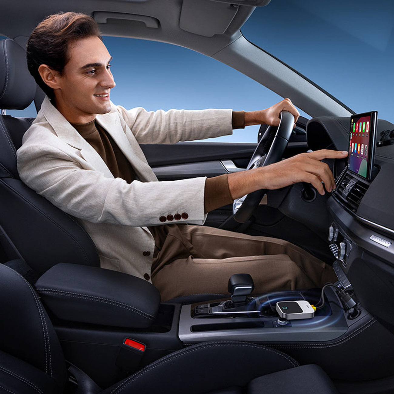 Adapter CarPlay Baseus SafeJourney Series bezprzewodowy