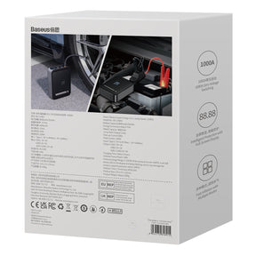 Baseus 2w1 Jump Starter 8000mAh (1000A/500A) / Kompresor do opon 5-150 PSI