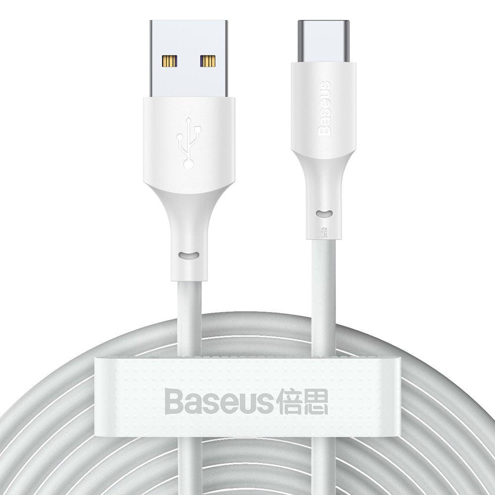 Baseus 2x kabel USB-A – USB-C szybkie ładowanie Quick Charge 40W 5A 1,5 m