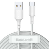 Baseus 2x kabel USB-A – USB-C szybkie ładowanie Quick Charge 40W 5A 1,5 m