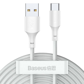 Baseus 2x kabel USB-A – USB-C szybkie ładowanie Quick Charge 40W 5A 1,5 m