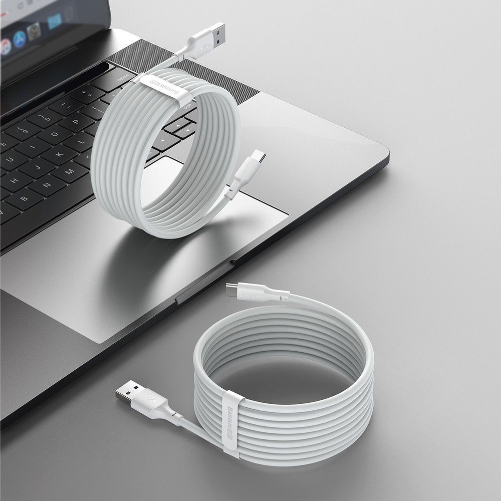 Baseus 2x kabel USB-A – USB-C szybkie ładowanie Quick Charge 40W 5A 1,5 m