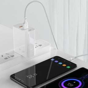 Baseus 2x kabel USB-A – USB-C szybkie ładowanie Quick Charge 40W 5A 1,5 m