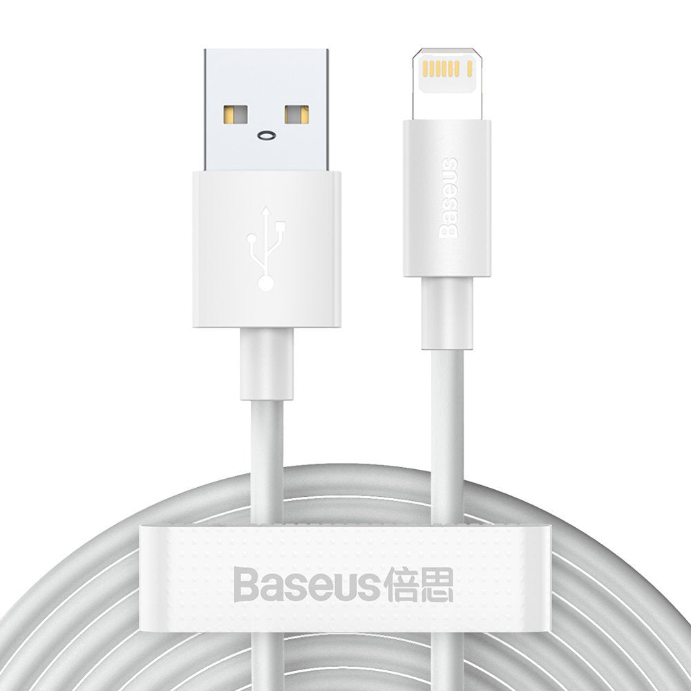 Baseus 2x kabel USB-A – Lightning szybkie ładowanie 1,5 m (TZCALZJ-02)