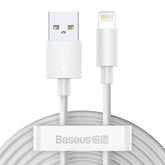 Baseus 2x kabel USB-A – Lightning szybkie ładowanie 1,5 m (TZCALZJ-02)