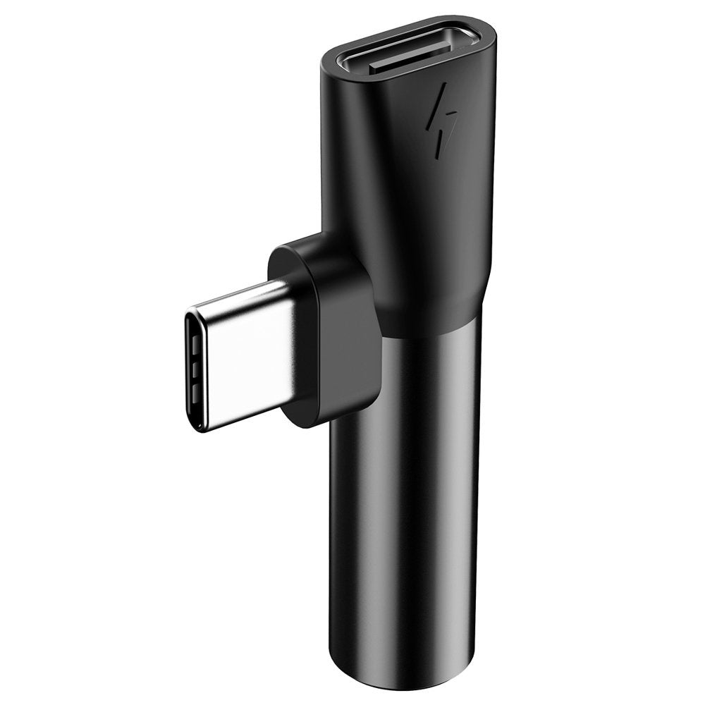 Baseus Audio Converter L41 adapter przejściówka ze złącza USB-C na port USB-C + gniazdo słuchawkowe 3,5 mm