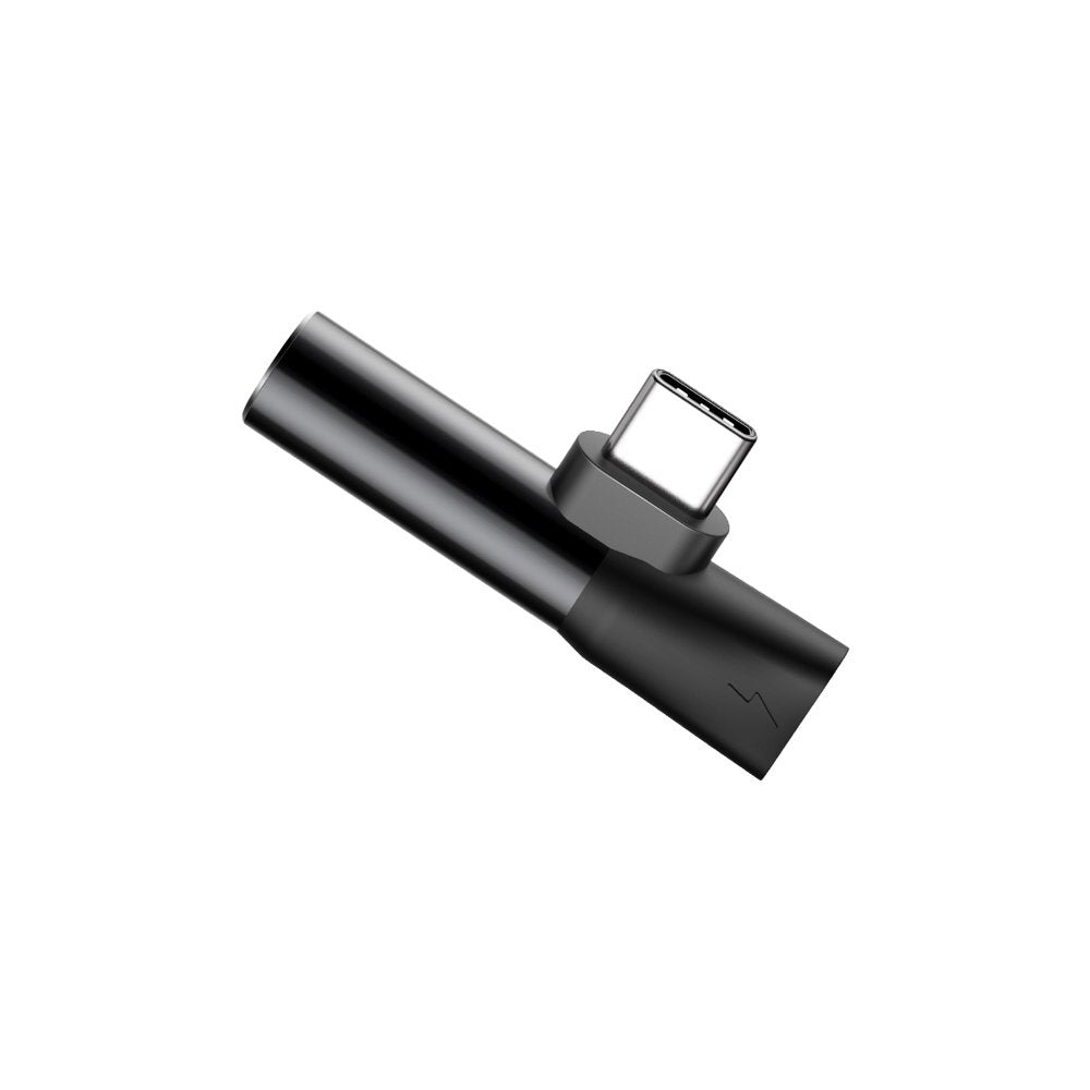 Baseus Audio Converter L41 adapter przejściówka ze złącza USB-C na port USB-C + gniazdo słuchawkowe 3,5 mm