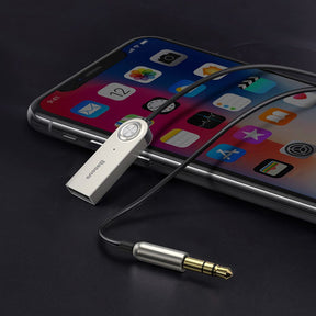 Baseus BA01 Odbiornik dźwięku Bluetooth 5.0 adapter audio AUX jack