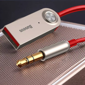 Baseus BA01 Odbiornik dźwięku Bluetooth 5.0 adapter audio AUX jack