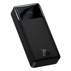 Baseus Bipow Powerbank z szybkim ładowaniem 20000mAh 20W (Overseas Edition) + kabel USB-A – Micro USB 0,25m