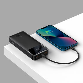 Baseus Bipow Powerbank z szybkim ładowaniem 20000mAh 20W (Overseas Edition) + kabel USB-A – Micro USB 0,25m