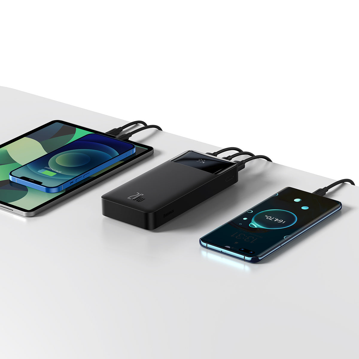 Baseus Bipow Powerbank z szybkim ładowaniem 20000mAh 20W (Overseas Edition) + kabel USB-A – Micro USB 0,25m