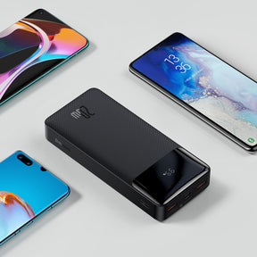 Baseus Bipow Powerbank z szybkim ładowaniem 20000mAh 20W (Overseas Edition) + kabel USB-A – Micro USB 0,25m