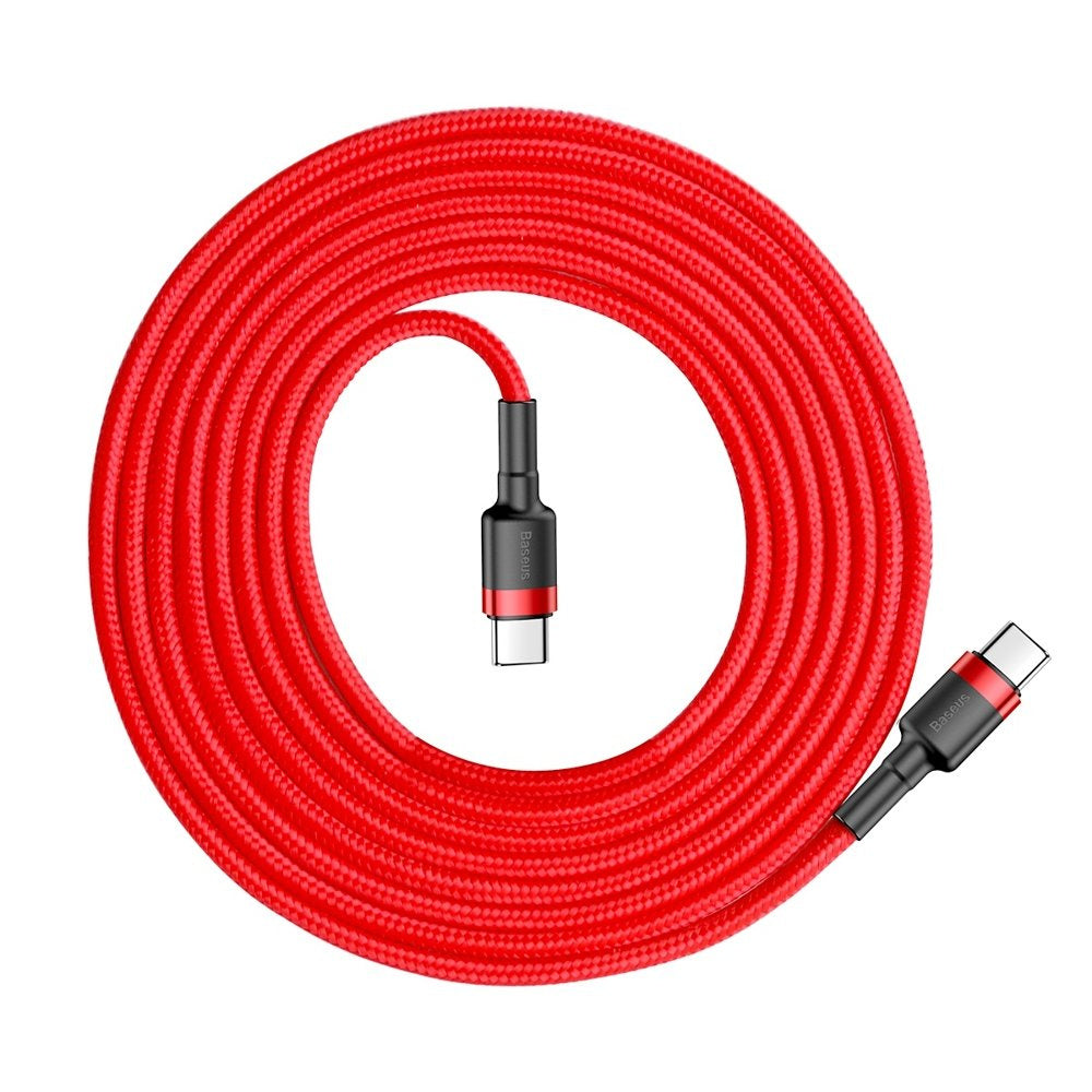 Baseus Cafule Cable wytrzymały nylonowy kabel przewód USB-C PD / USB-C PD PD2.0 60W 20V 3A QC3.0 2M