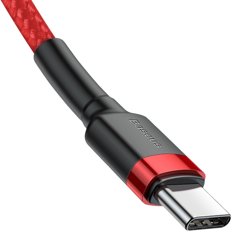 Baseus Cafule Cable wytrzymały nylonowy kabel przewód USB-C PD / USB-C PD PD2.0 60W 20V 3A QC3.0 2M