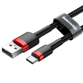 Baseus Cafule Cable wytrzymały nylonowy kabel przewód USB / USB-C QC3.0 2A 2M