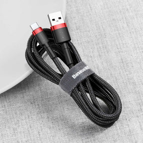 Baseus Cafule Cable wytrzymały nylonowy kabel przewód USB / USB-C QC3.0 2A 2M