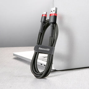 Baseus Cafule Cable wytrzymały nylonowy kabel przewód USB / USB-C QC3.0 2A 2M