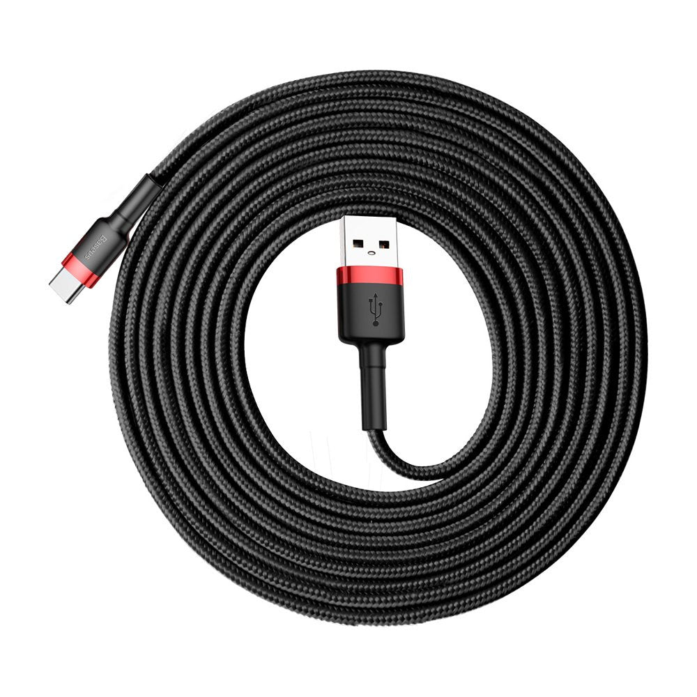 Baseus Cafule Cable wytrzymały nylonowy kabel przewód USB / USB-C QC3.0 2A 3M