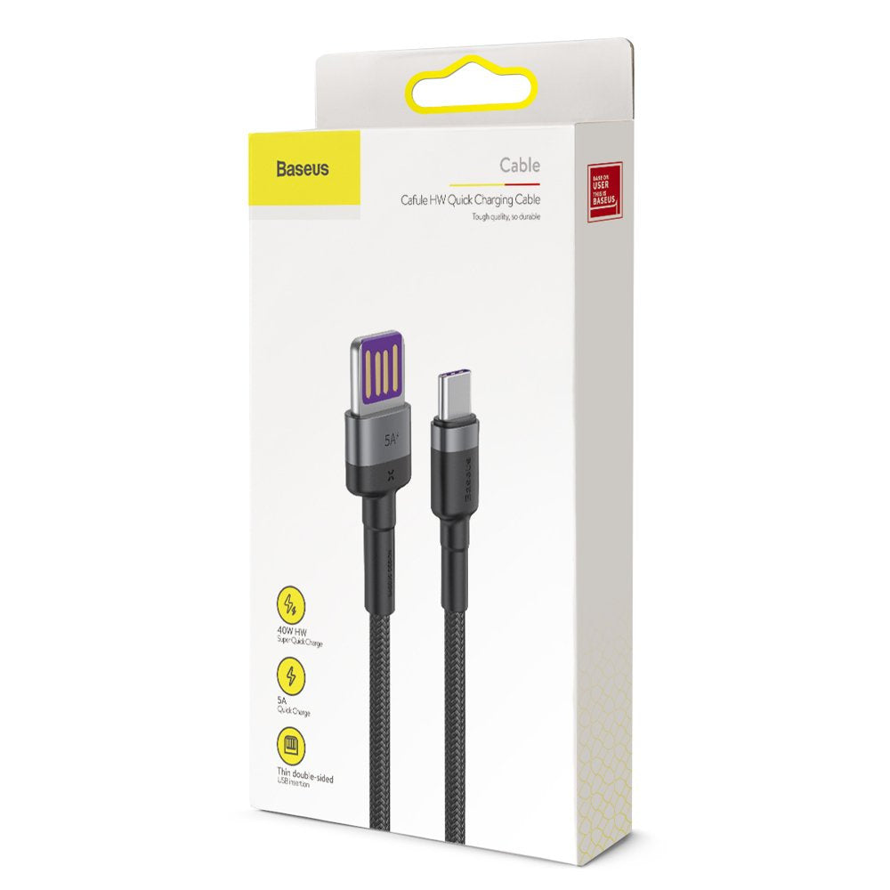 Baseus Cafule Kabel USB-A – USB-C SuperCharge 40W QC 3.0 1m