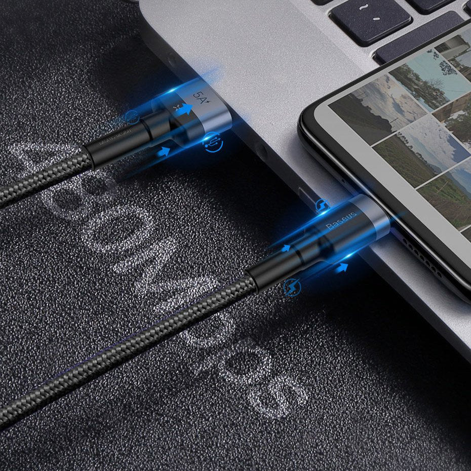 Baseus Cafule Kabel USB-A – USB-C SuperCharge 40W QC 3.0 1m