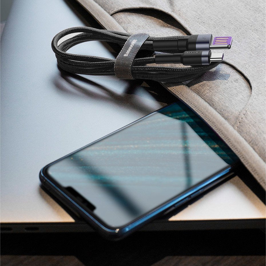 Baseus Cafule Kabel USB-A – USB-C SuperCharge 40W QC 3.0 1m