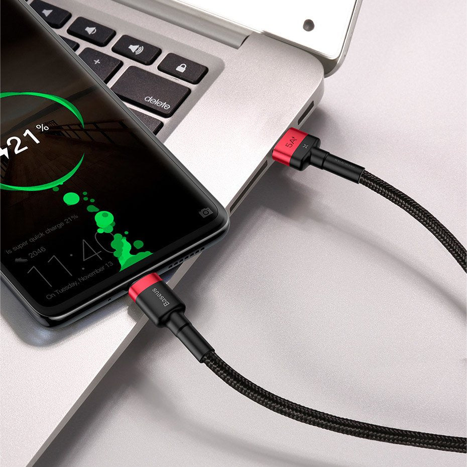 Baseus Cafule Kabel USB-A – USB-C SuperCharge 40W QC 3.0 1m