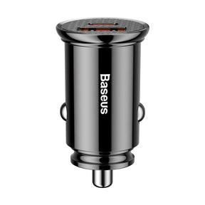 Baseus Circular PPS Ładowarka samochodowa USB-A + USB-C PD 3.0 QC 4.0 30W