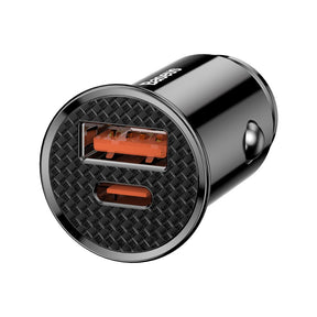 Baseus Circular PPS Ładowarka samochodowa USB-A + USB-C PD 3.0 QC 4.0 30W