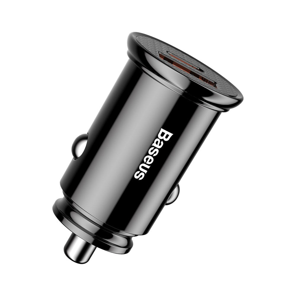 Baseus Circular PPS Ładowarka samochodowa USB-A + USB-C PD 3.0 QC 4.0 30W