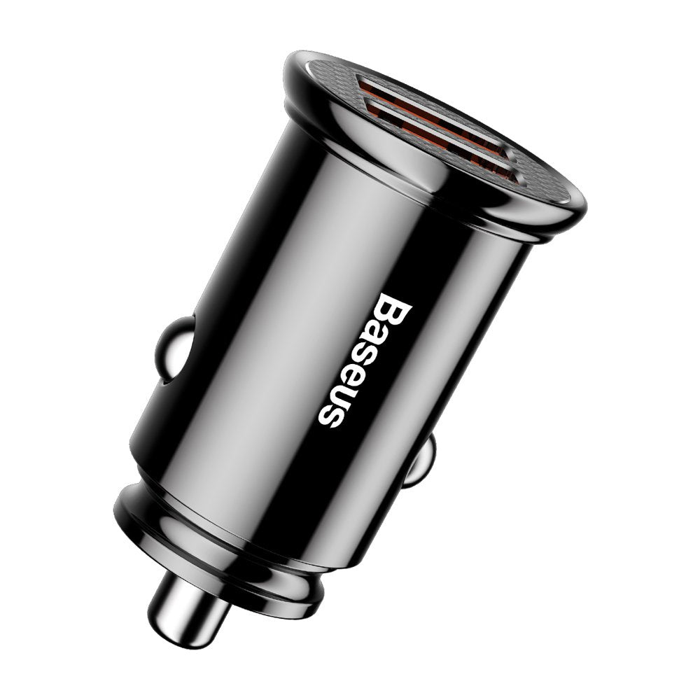 Baseus Circular Ładowarka samochodowa 2x USB QC3.0 SCP AFC 30W