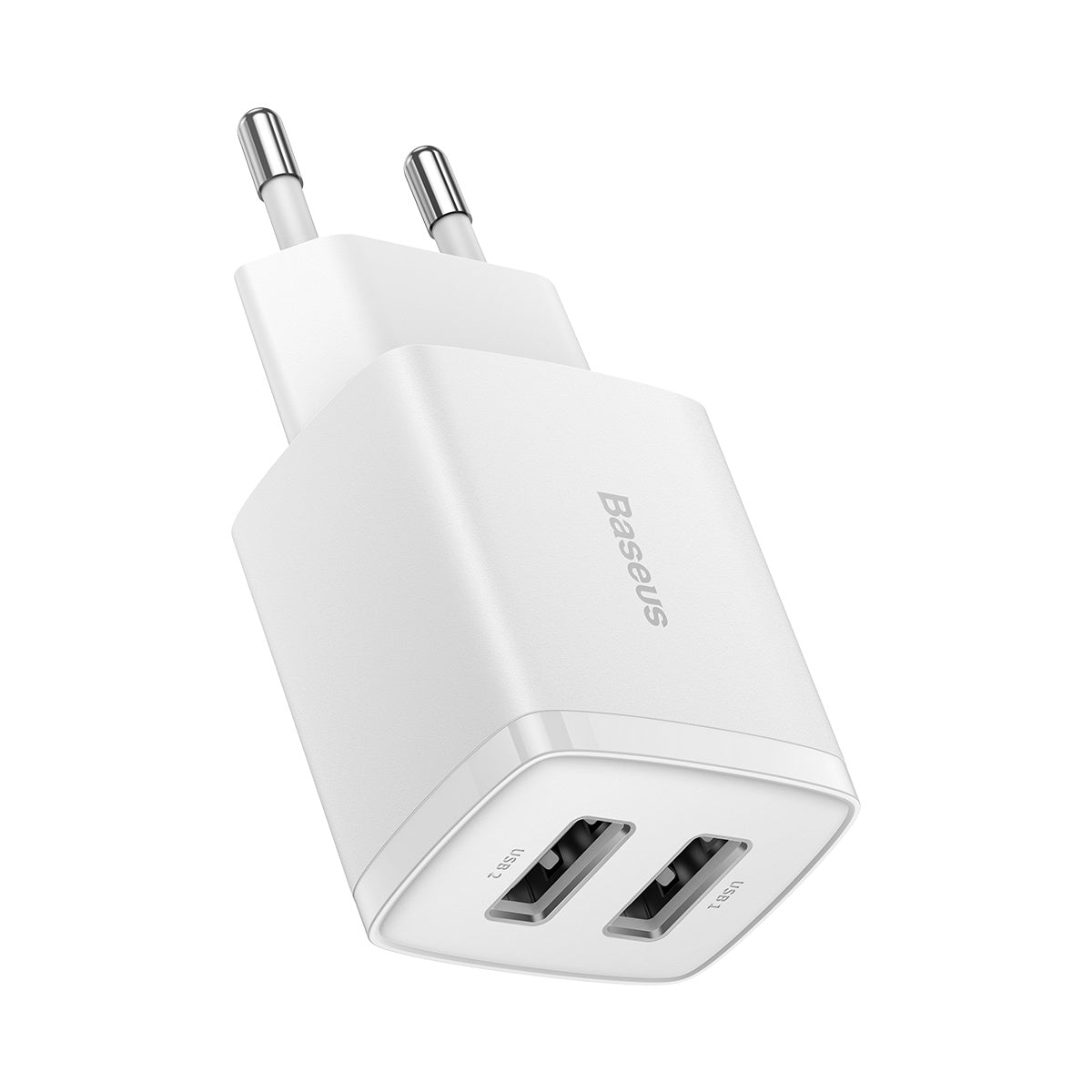 Baseus Compact Ładowarka sieciowa 2x USB-A 10.5W