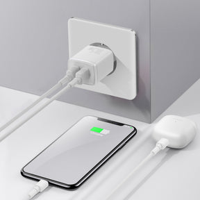 Baseus Compact Ładowarka sieciowa 2x USB-A 10.5W