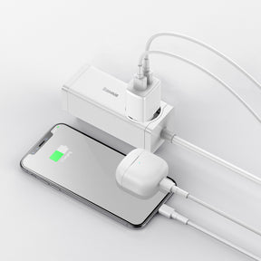 Baseus Compact Ładowarka sieciowa 2x USB-A 10.5W