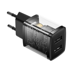 Baseus Compact Ładowarka sieciowa 2x USB 10.5W