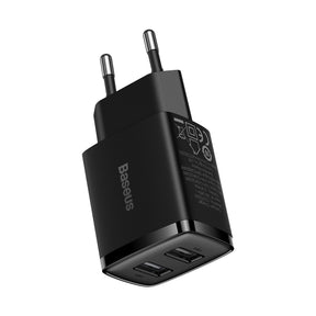 Baseus Compact Ładowarka sieciowa 2x USB 10.5W