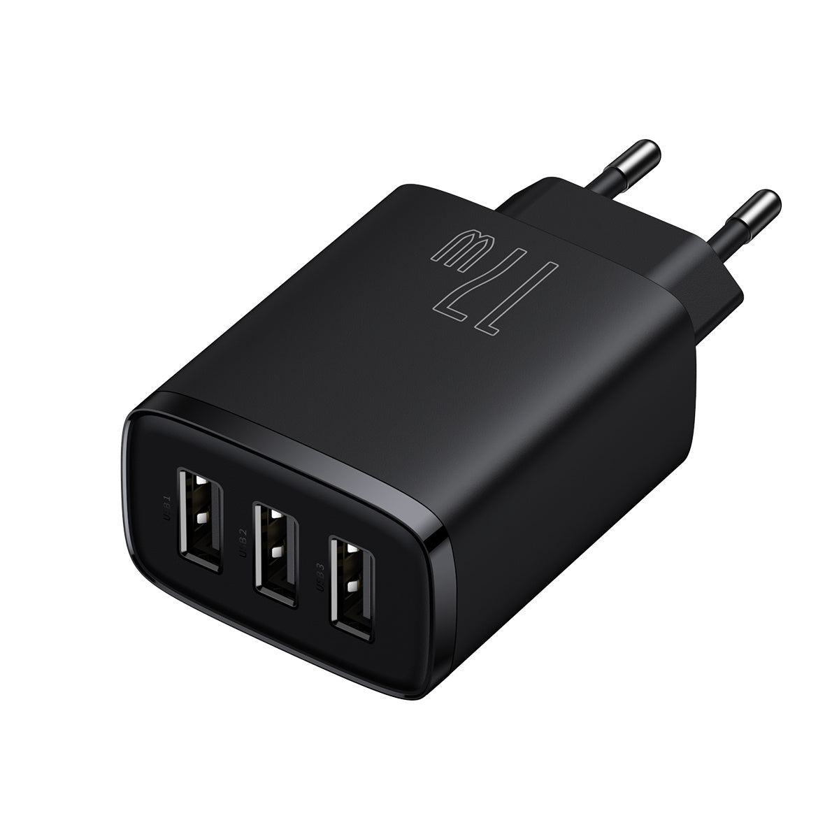 Baseus Compact ładowarka sieciowa 3x USB 17W