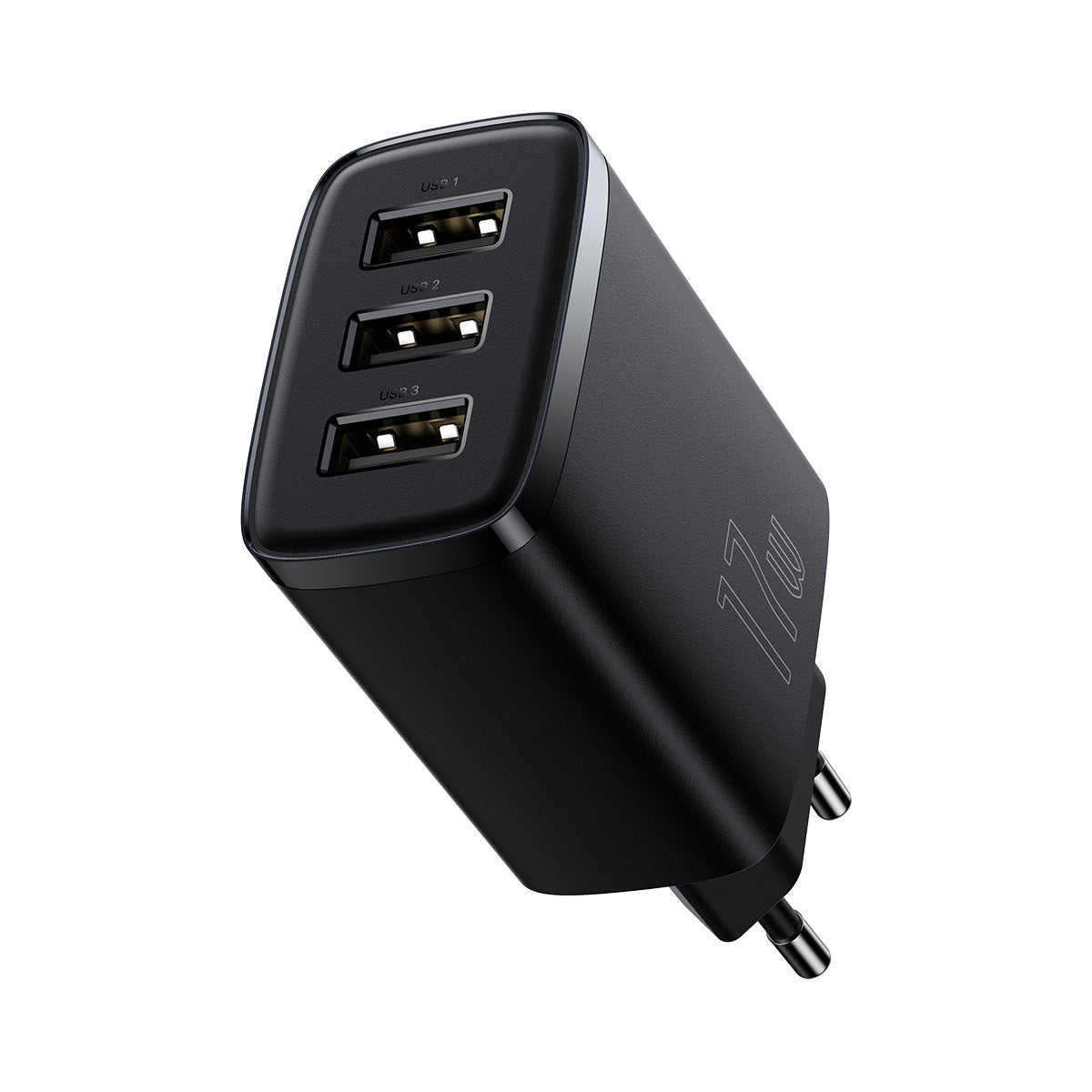 Baseus Compact ładowarka sieciowa 3x USB 17W