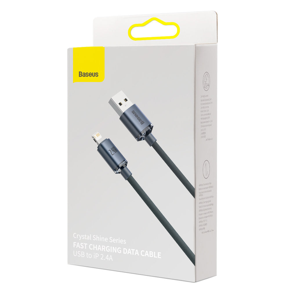 Baseus Crystal Shine Series Kabel USB-A – Lightning 2,4A 1,2m