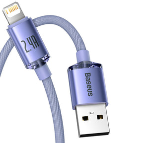 Baseus Crystal Shine Series kabel USB-A – Lightning 2,4A 1,2m