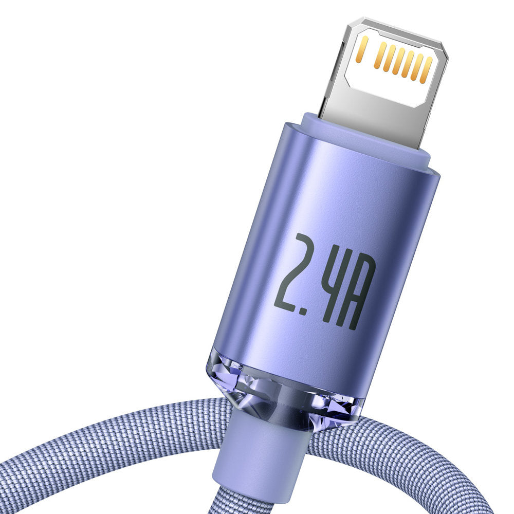 Baseus Crystal Shine Series kabel USB-A – Lightning 2,4A 1,2m