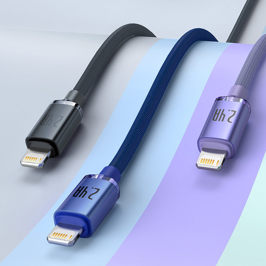 Baseus Crystal Shine Series kabel USB-A – Lightning 2,4A 1,2m