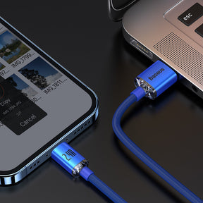 Baseus Crystal Shine Series kabel USB-A – Lightning 2,4A 1,2m