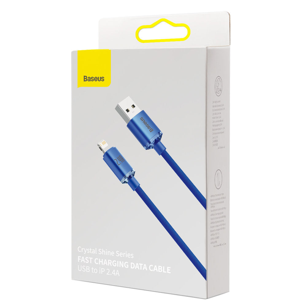 Baseus Crystal Shine Series kabel USB-A – Lightning 2,4A 1,2m