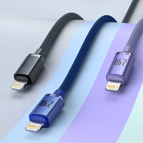 Baseus Crystal Shine Series Kabel USB-A – Lightning 2,4A 2m